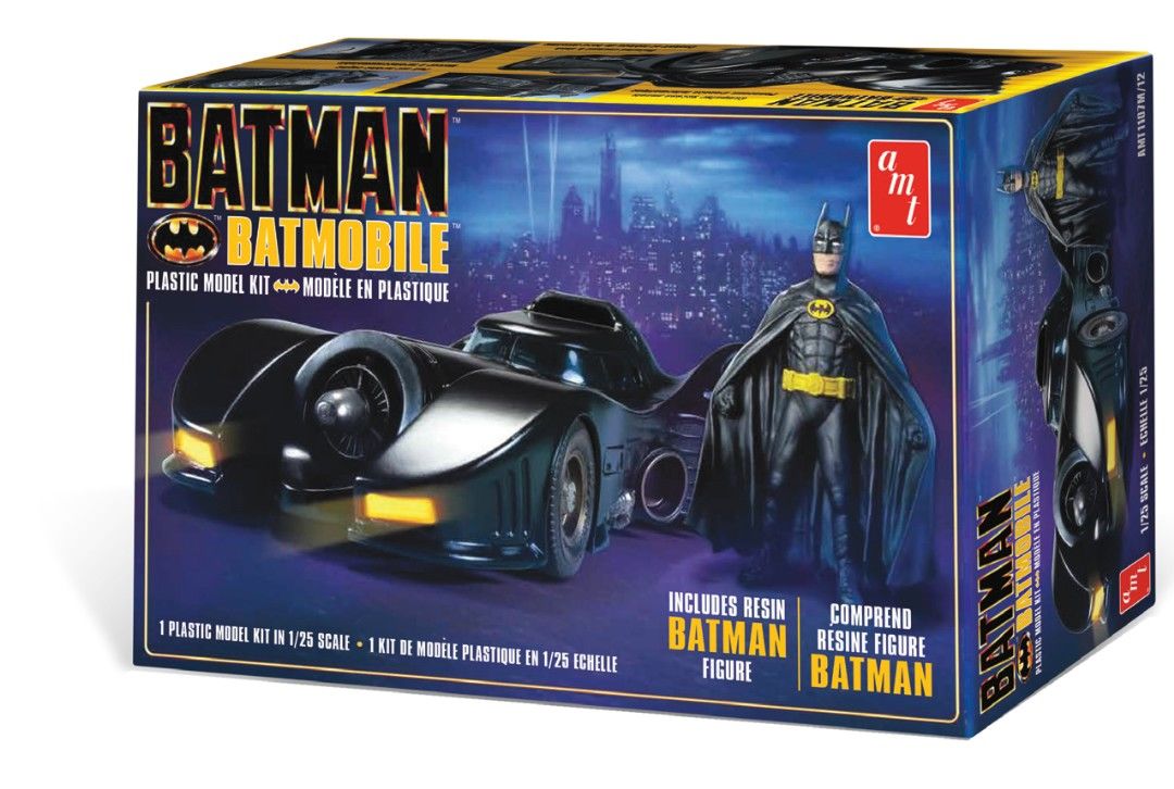 (image for) AMT Batman 1989 Batmobile w/Resin Batman Figure 1/25 (Level 2)