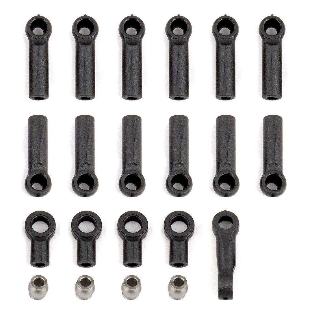(image for) Team Associated Ball Cups, Rod Ends and Steering Link