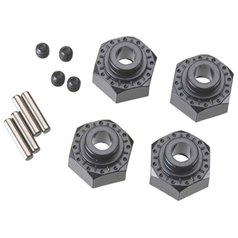 (image for) Axial Aluminum Hex Hub 12mm Black (4pcs)