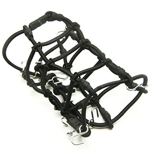 (image for) 1/10 Elastic Luggage Net - Black