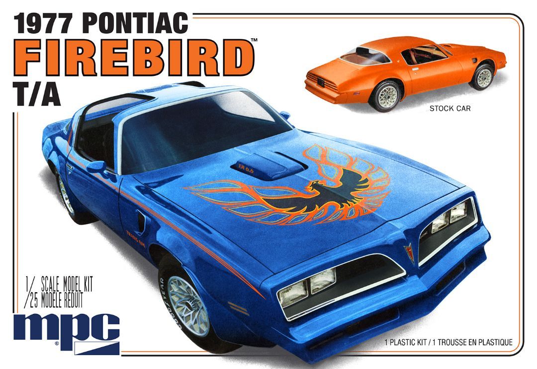 (image for) MPC 1977 Pontiac Firebird T/A 1/25 Model Kit (Level 2)