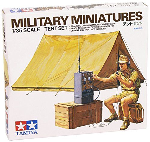 (image for) Tamiya 1/35 Military Miniature Series No.74 Tent Set Plastic Mod