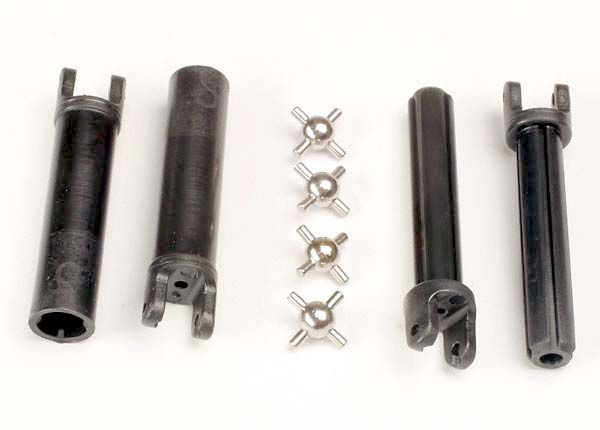 (image for) Traxxas Half shafts, long truck (external-splined (2) & internal