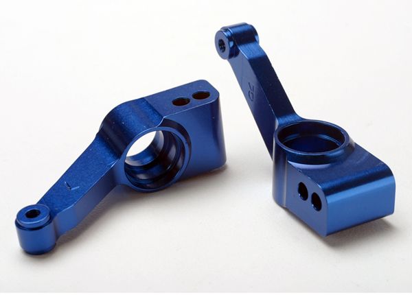 (image for) Traxxas Rear Stub Axle Carriers (Blue) (2)