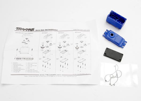(image for) Traxxas Servo case/gaskets (for 2056 and 2075 waterproof servos)