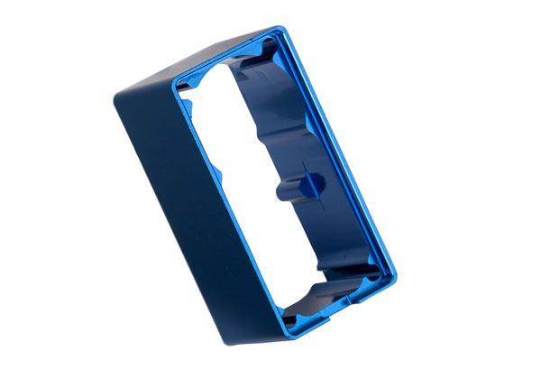 (image for) Traxxas Servo case, aluminum (blue-anodized) (middle) (for 2250