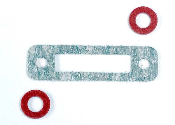 (image for) Traxxas Exhaust Header Gasket (1)/ Gaskets, Pressure Fitting (2)
