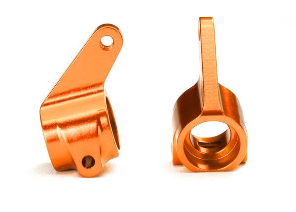 (image for) Traxxas Aluminum Steering Blocks w/Ball Bearings (Orange) (2)