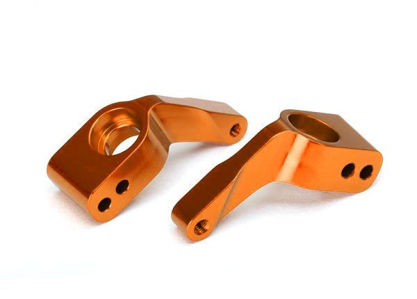 (image for) Traxxas Aluminum Stub Axle Carriers (Orange) (4)