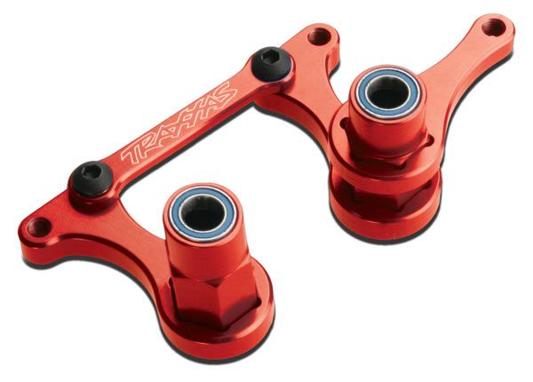 (image for) Traxxas T6 Aluminum Steering Bellcrank, Drag Link & 5x8mm Ball B
