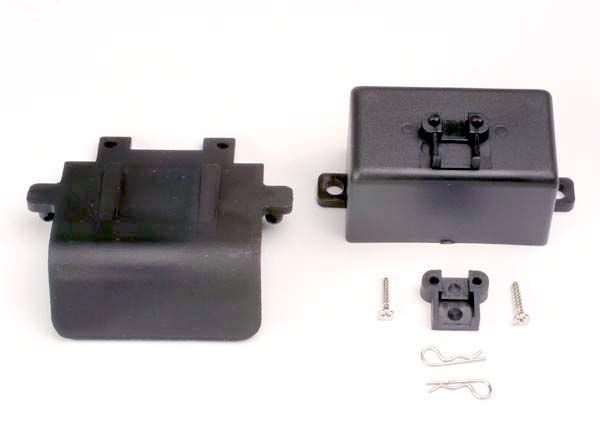 (image for) Traxxas Bumper (Rear)/ Battery Box/ Body Clips (2), EZ-Start Mou