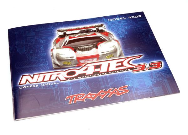 (image for) Traxxas Owner\'s Manual, Nitro 4-Tec (With Traxxas 3.3 Racing Eng