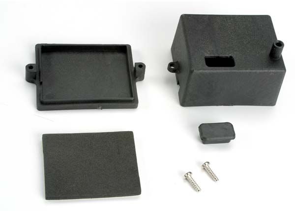 (image for) Traxxas Box, Receiver/ X-Tal Access Rubber Plug/ Adhesive Foam C