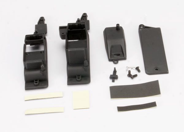 (image for) Traxxas Box, Receiver & Battery (2)/ Cover/ Foam Pad & Adhesive/