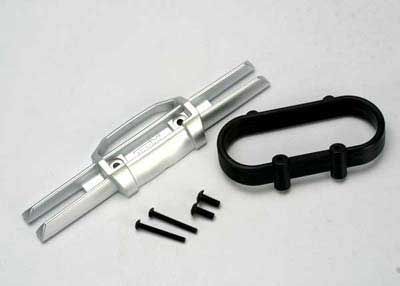 (image for) Traxxas Revo Bumper, rear/ Bumper mount, rear/ 4x10mm BCS (2)/ 3