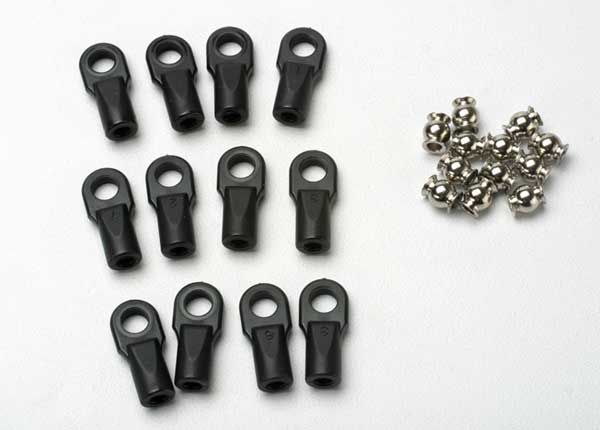 (image for) Traxxas Large Rod Ends w/Hollow Balls (12)