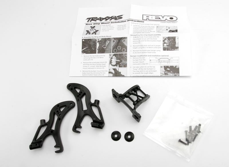 (image for) Traxxas Revo Wing Mount Includes Hardware