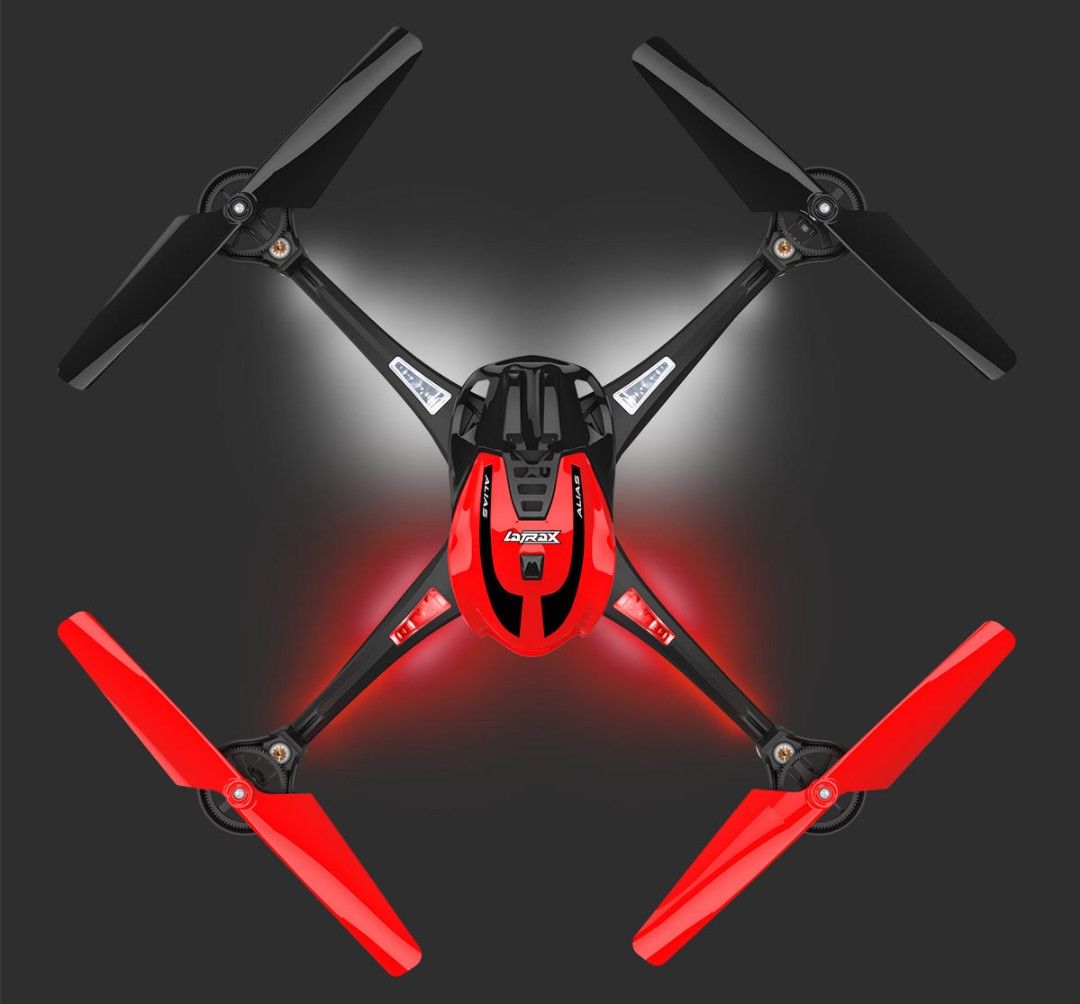 (image for) Traxxas LaTrax Alias Ready-To-Fly Micro Electric Quadcopter Red