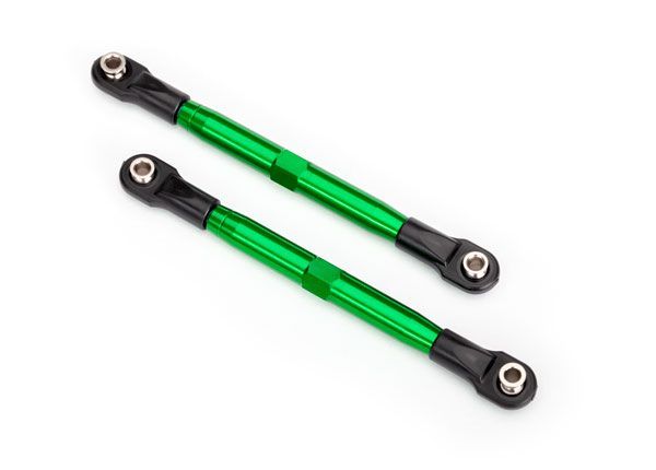 (image for) Traxxas Toe Links 87mm,Front/Rear - Green Aluminum