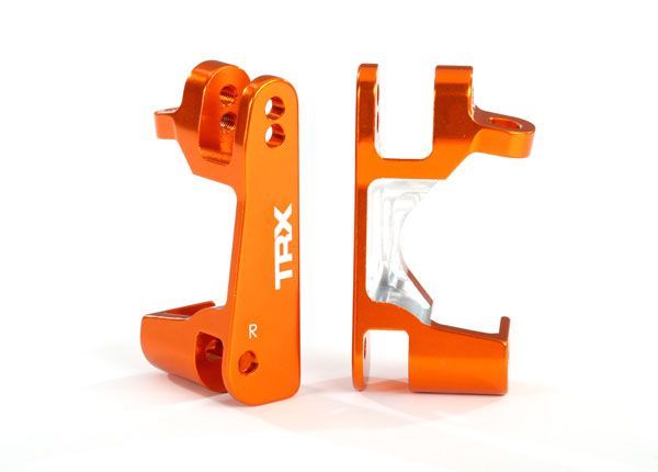 (image for) Traxxas Aluminum Caster Block Set (2) (Orange)