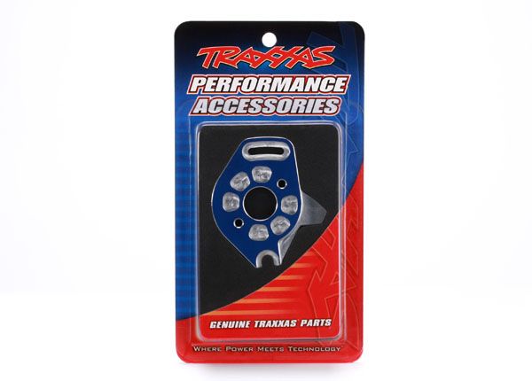 (image for) Traxxas Aluminum Motor Plate (Blue)
