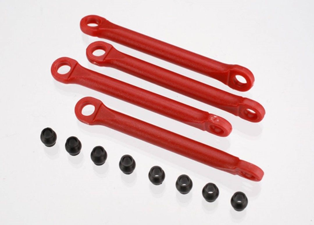 (image for) Traxxas Aluminum Push Rod Set (molded composite)(Red) (4) Hollow