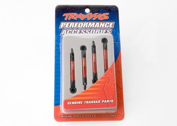 (image for) Traxxas Aluminum Push Rod Set (Red) (4)