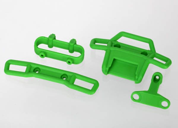 (image for) Traxxas Bumper, Front (1), Rear (1)/ Bumper Support, Front (1),