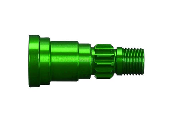 (image for) Traxxas Stub Axle, Aluminum (Green-Anodized) (1) (Use Only With