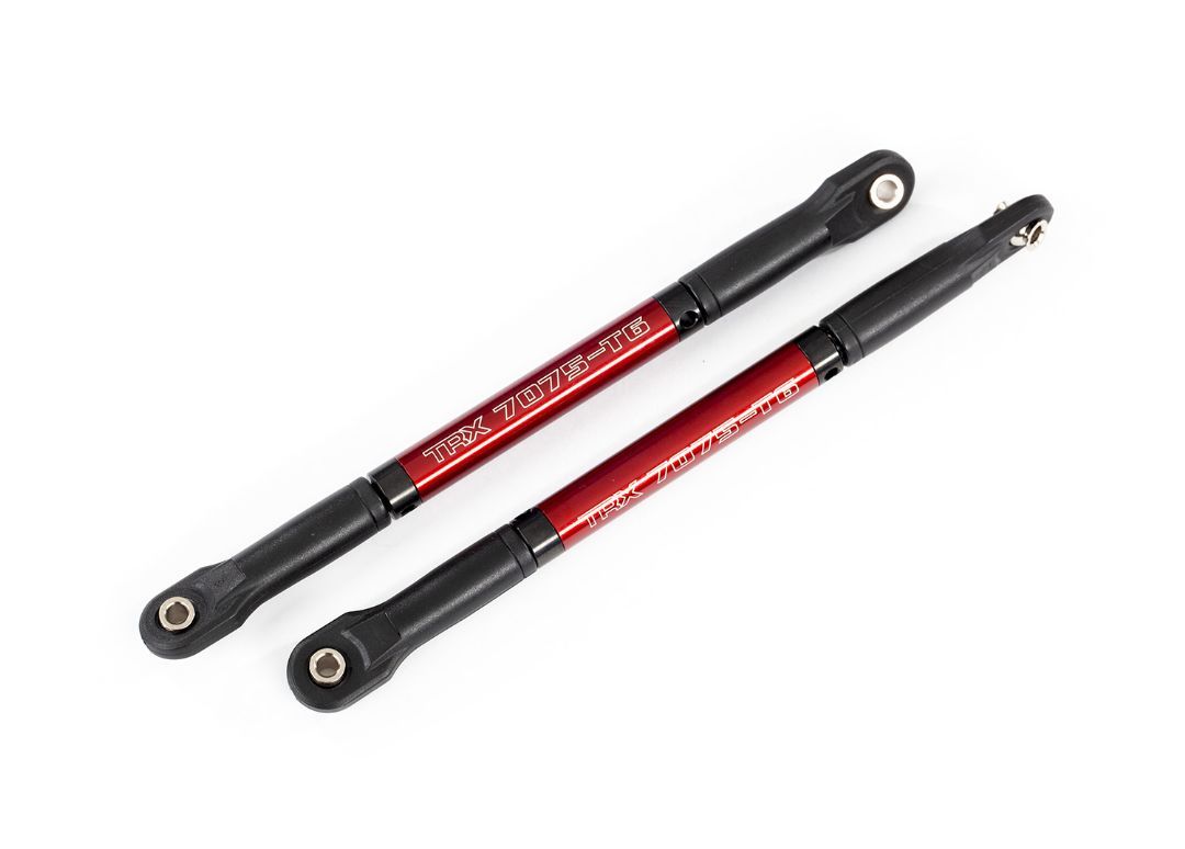 (image for) Traxxas Push rods, aluminum (red-anodized), heavy duty (2) (asse