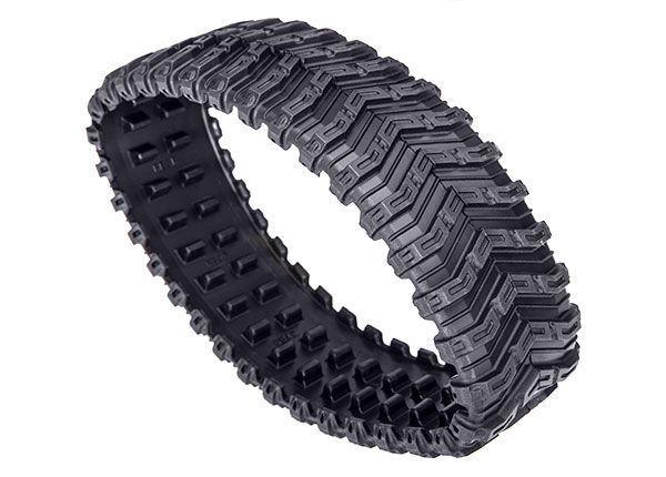 (image for) Traxxas Rubber track, All-Terrain, rear (left or right) (rubber)