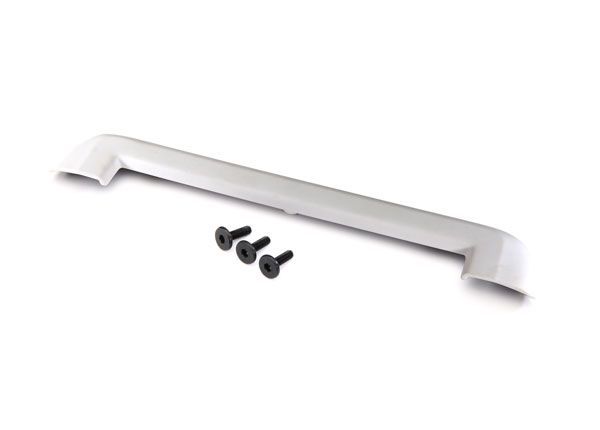 (image for) Traxxas Tailgate protector, white/ 3x15mm flat-head screw (4)
