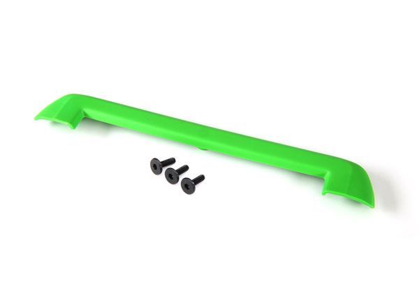 (image for) Traxxas Tailgate protector, green/ 3x15mm flat-head screw (4)