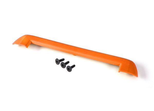 (image for) Traxxas Tailgate protector, orange/ 3x15mm flat-head screw (4)