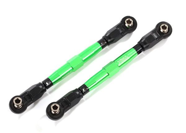 (image for) Traxxas Toe links, front (TUBES green-anodized)