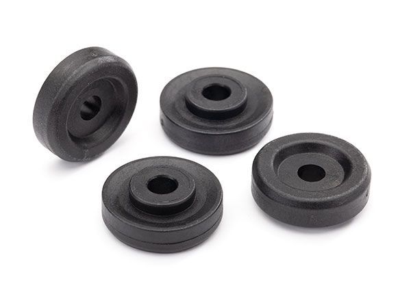 (image for) Traxxas Wheel washers, black (4)