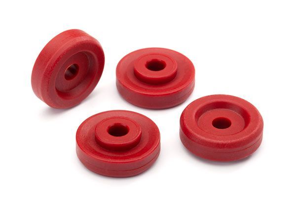 (image for) Traxxas Wheel washers, red (4)