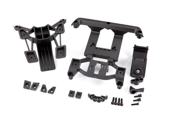(image for) Traxxas Body mounts, front & rear/ 3x12mm CS (4)/ 3x12mm shoulde