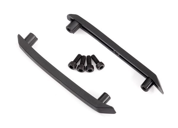 (image for) Traxxas Skid plate, roof (body) (black) (left & right)/ 3x8mm CS