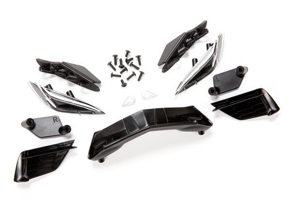 (image for) Traxxas Grille, Chevrolet Corvette Stingray/ grille mount (3)/ h