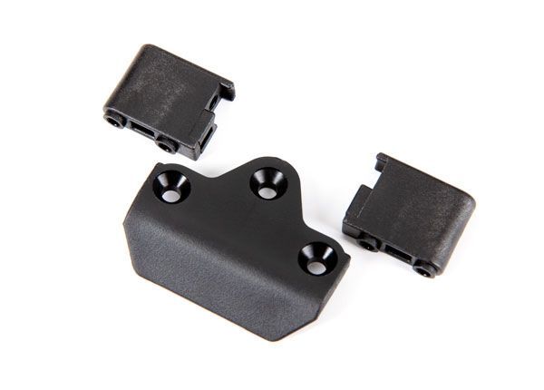 (image for) Traxxas Skidplate, front/ servo mounts, steering (2)
