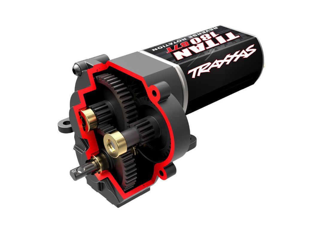 (image for) Traxxas Transmission, Complete (Low Range (Crawl) Gearing)