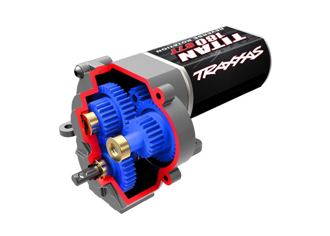 (image for) Traxxas Transmission, Complete (Speed Gearing)